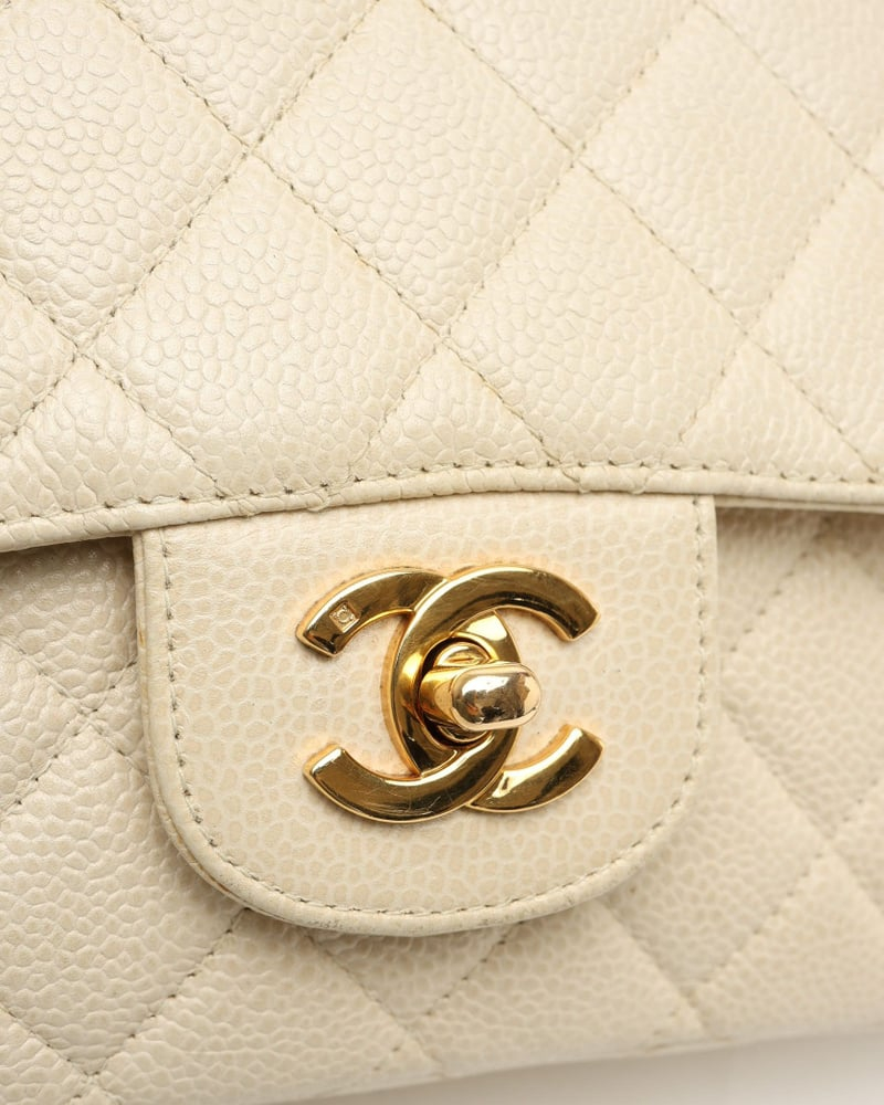 Chanel Classic Caviar Small Double Flap Bag