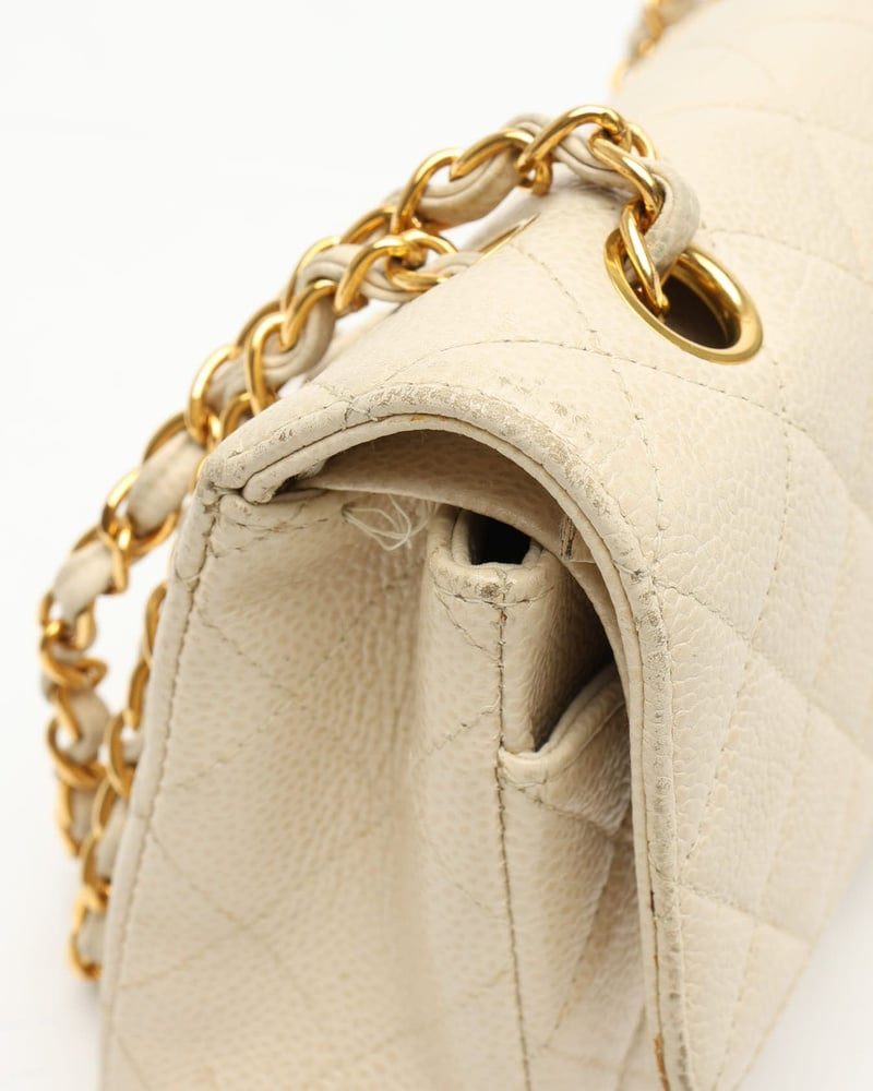 Chanel Classic Caviar Small Double Flap Bag