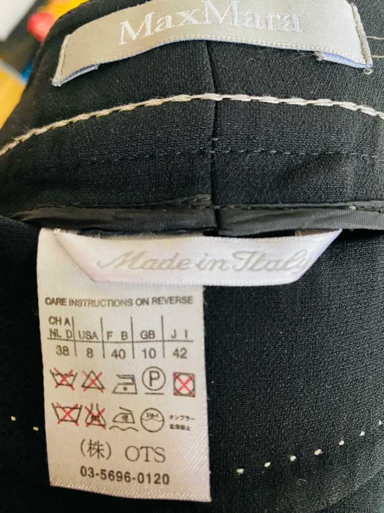 Max Mara Elegant dark blue trousers