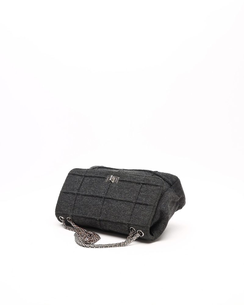 Chanel 2.55 Wool Chocolate Bar Bag
