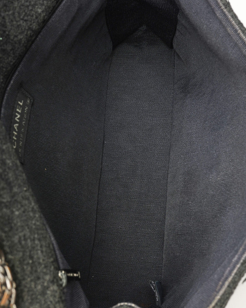 Chanel 2.55 Wool Chocolate Bar Bag