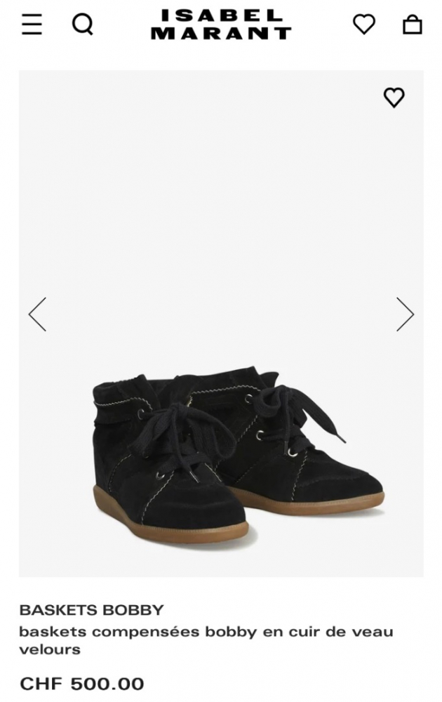 Isabel Marant Velvet Stainer Sneakers