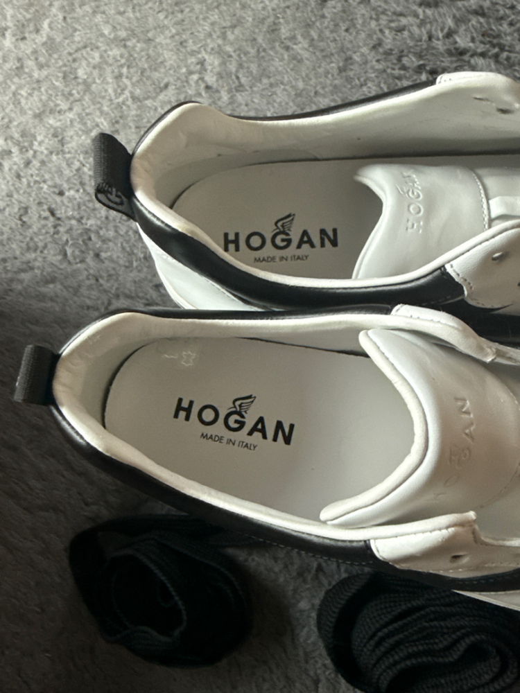 Hogan Maxi plateform noir et blanc