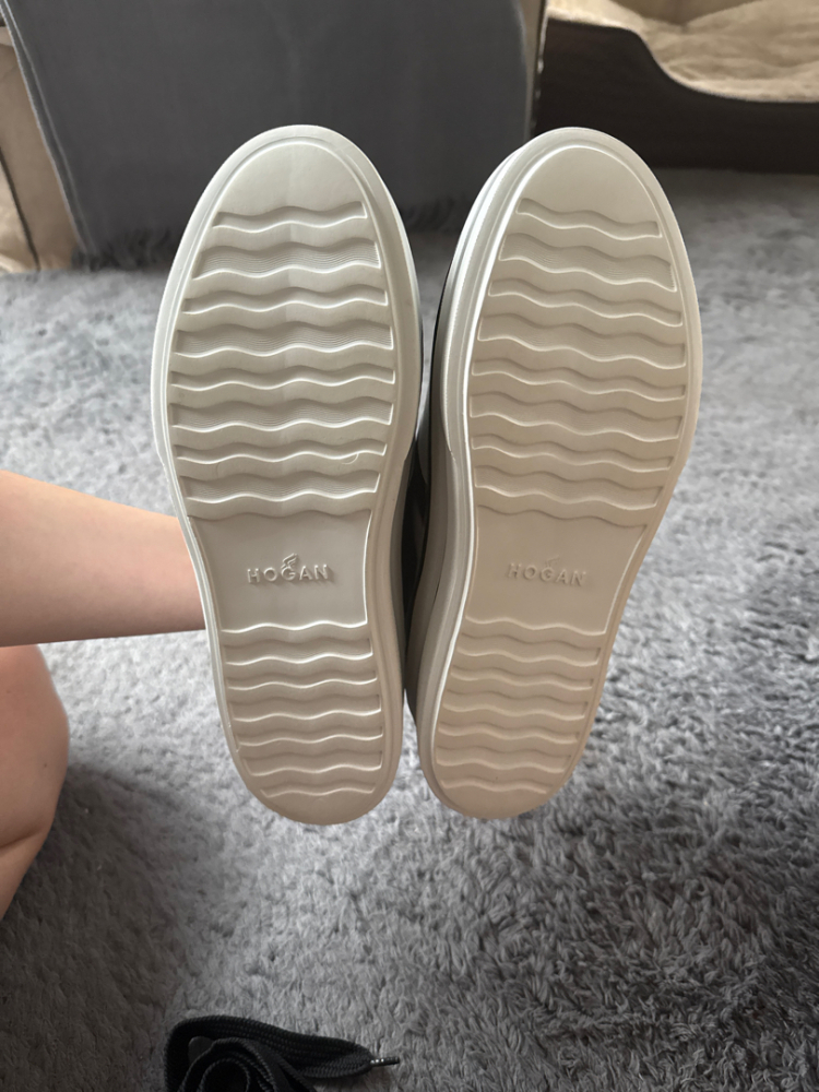 Hogan Maxi plateform noir et blanc