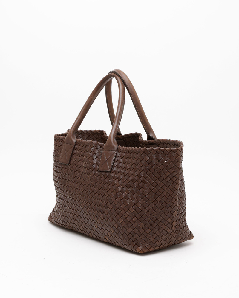Bottega Veneta Intrecciato Cabat MM Tote Bag