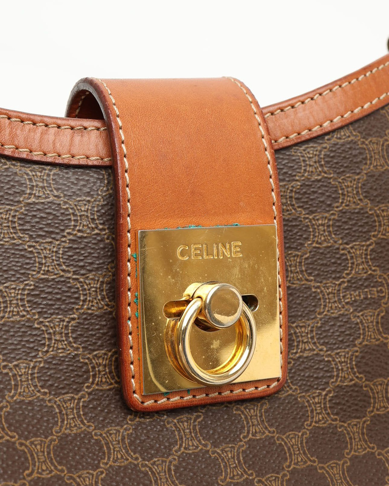 Celine Céline Macadam Shoulder Bag