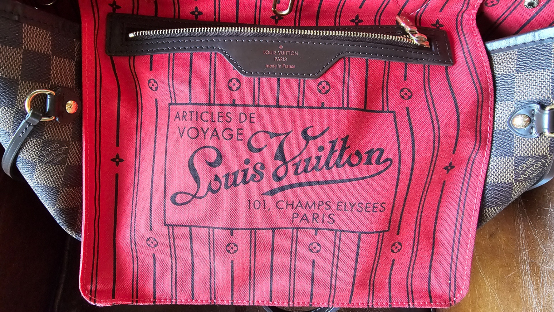 Louis Vuitton Neverfull checkerboard MM