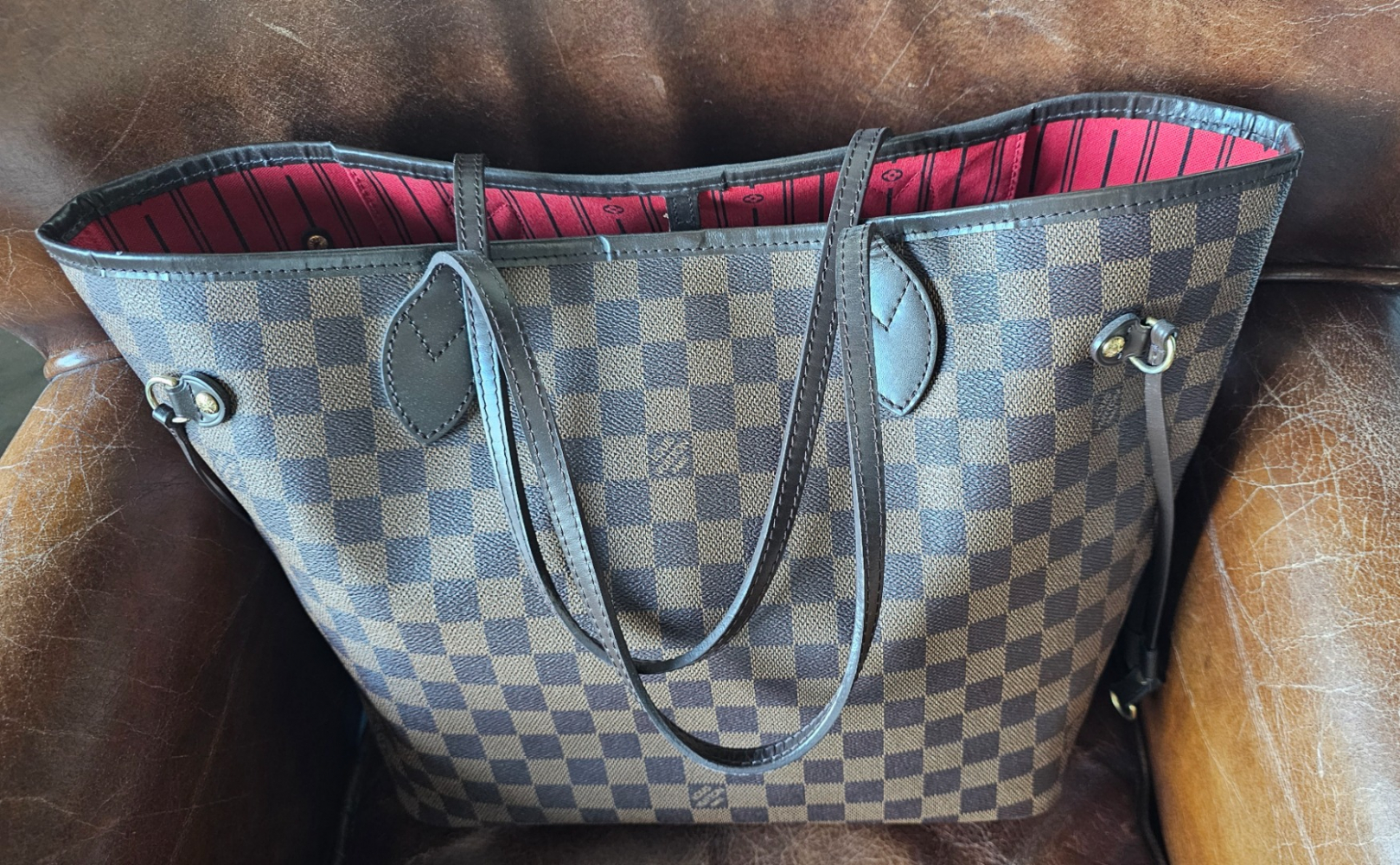 Louis Vuitton Neverfull checkerboard MM