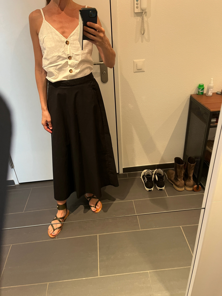 Topshop Linen viscose top