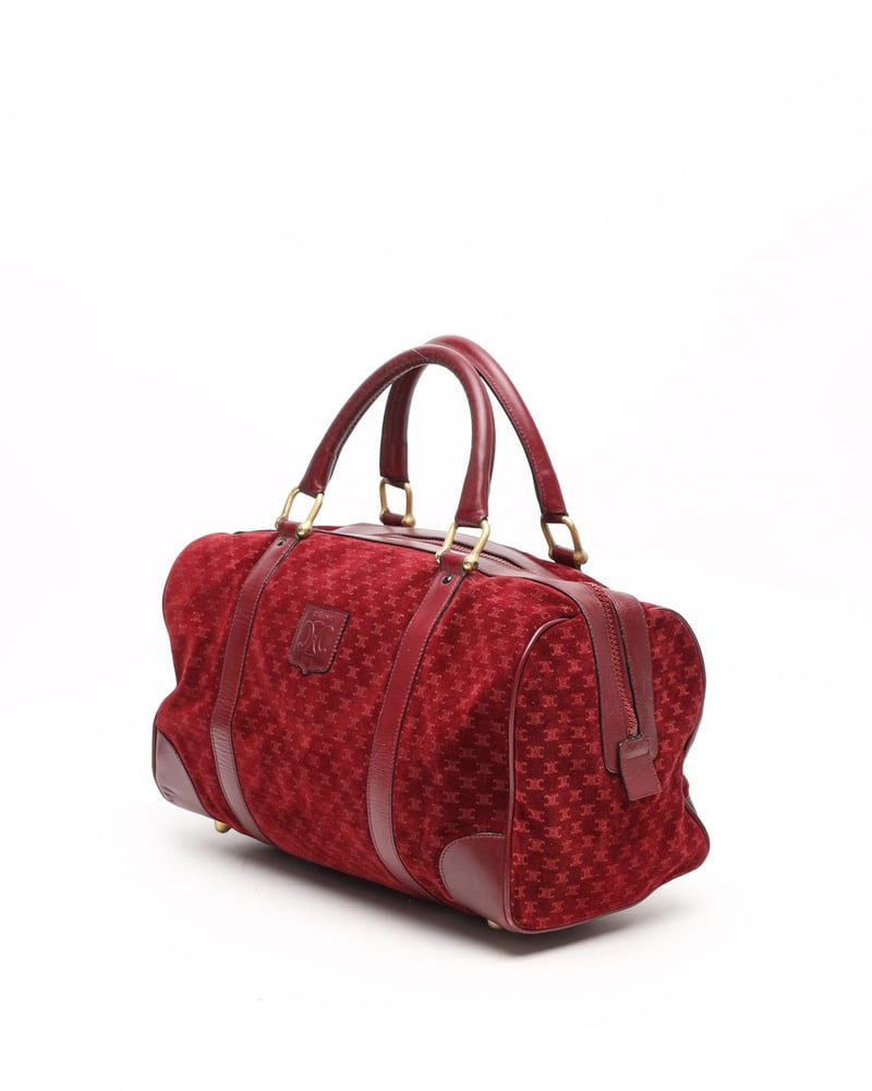 Celine Céline Macadam Boston bag