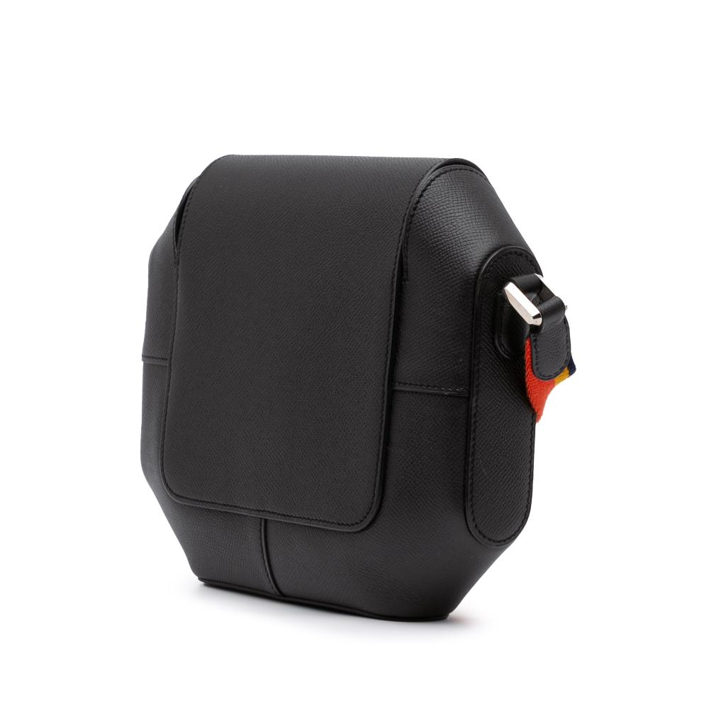 Hermès AB Hermès Black Calf Leather Epsom Octogone 23 France