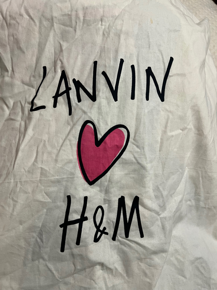 Lanvin x H&M cover and hanger