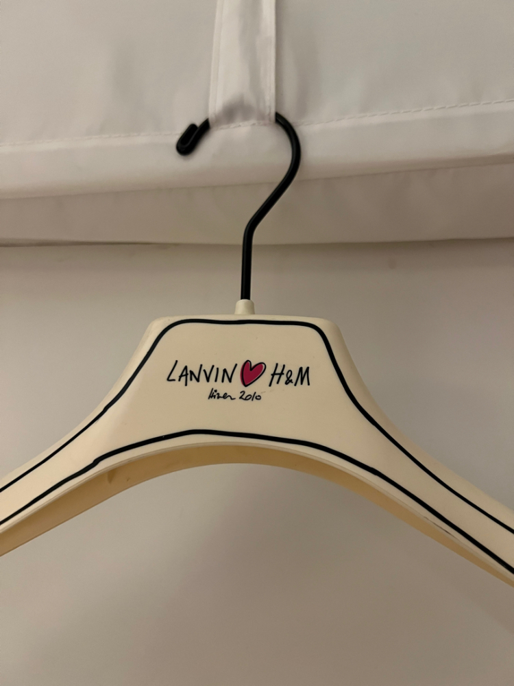 Lanvin x H&M cover and hanger