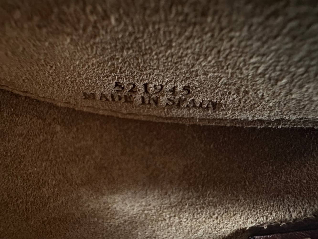 Loewe Gate Bag Mini Tan x Medium Pink Calf Leather Spain made Authentic