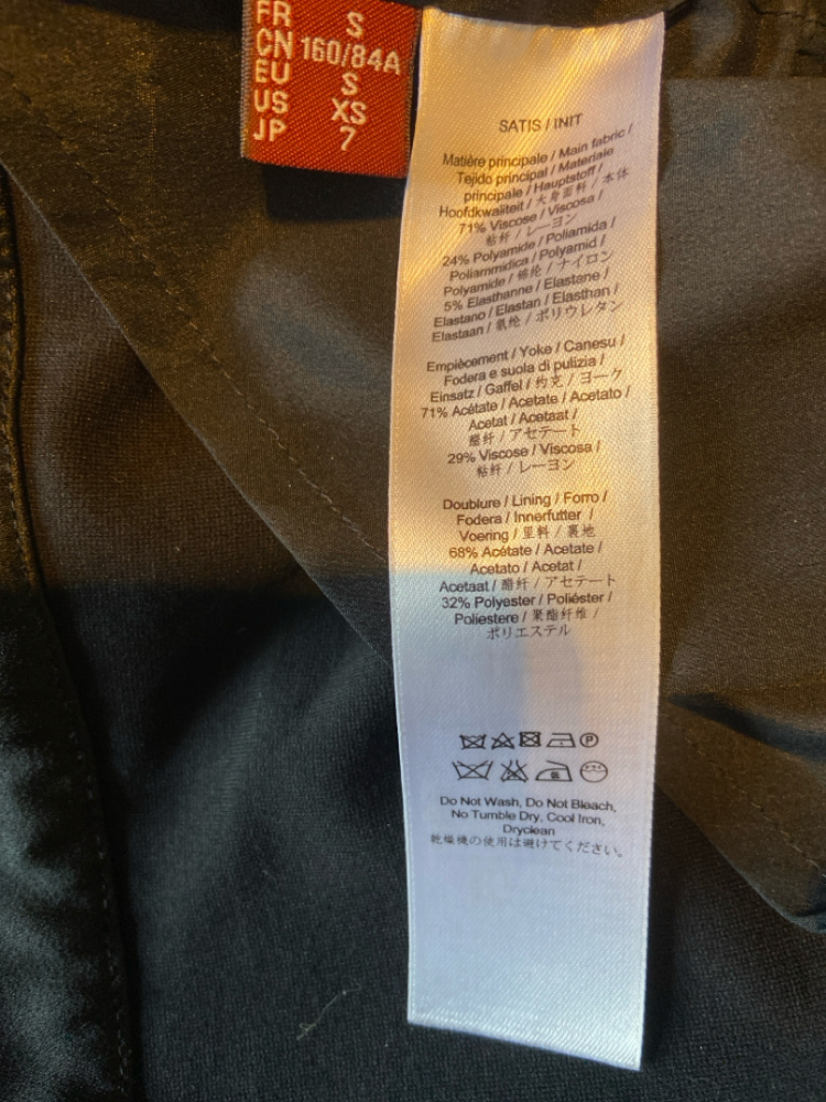 Comptoir Des Cotonniers Petite veste très courte - noire - bandeau satin noir