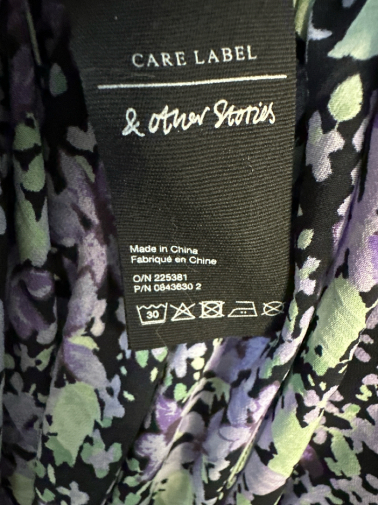 & other stories Robe à fleurs lilas