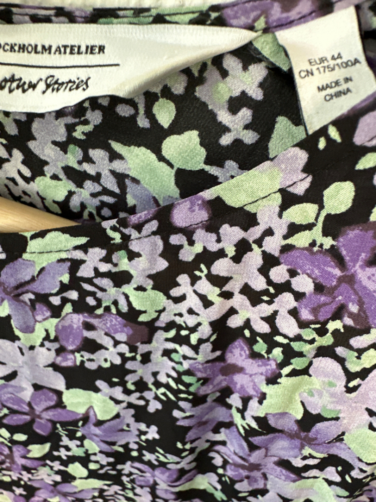 & other stories Robe à fleurs lilas