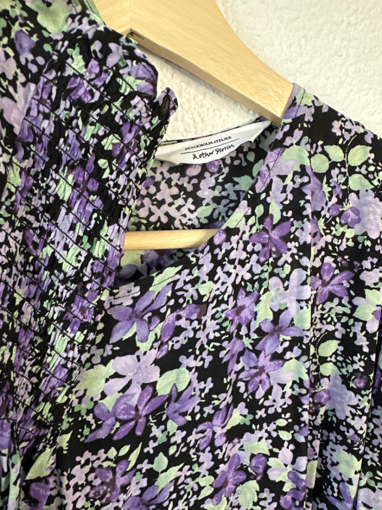 & other stories Robe à fleurs lilas