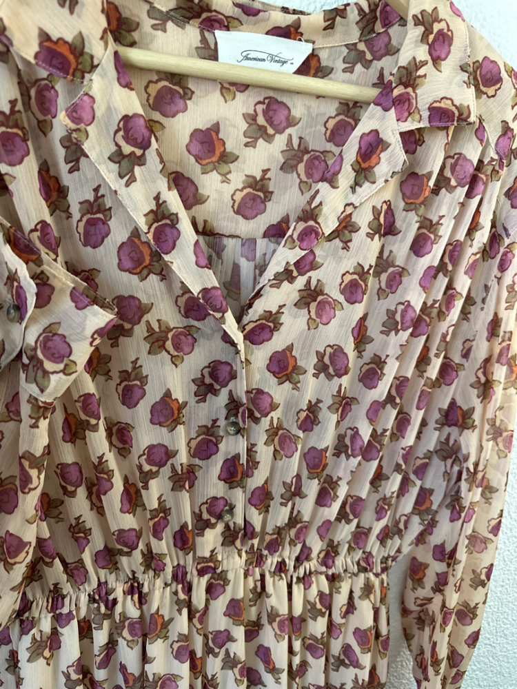 American Vintage Geblümtes Kleid