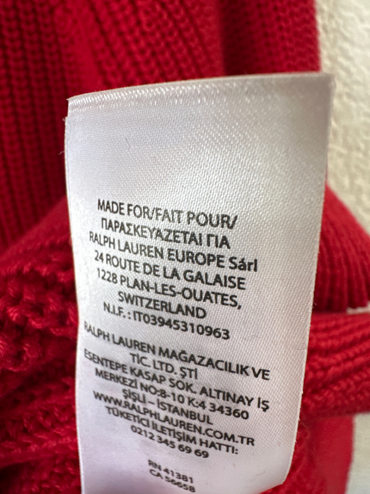 LAUREN Ralph Lauren Red sweater