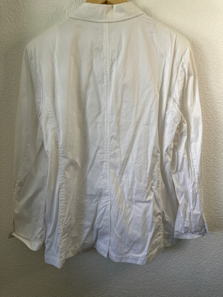 LAUREN Ralph Lauren White summer jacket with gold buttons