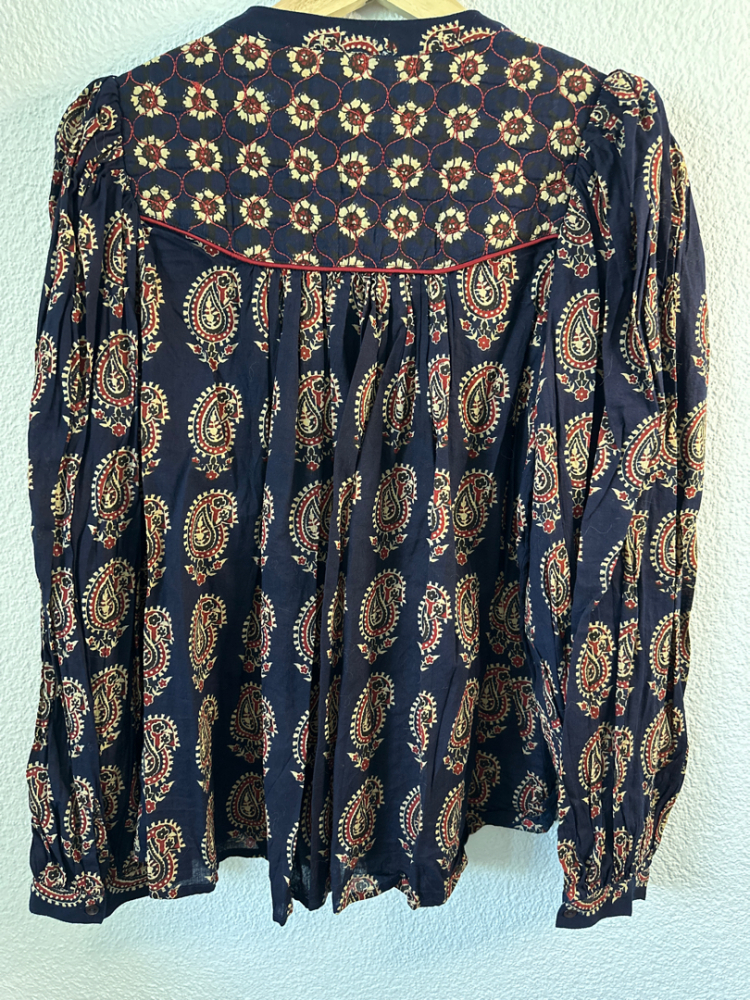 Maison 123 Petersilie blau beige rot oben