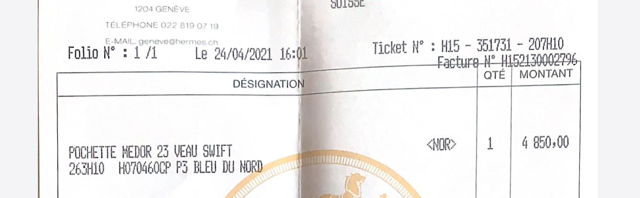 Hermès Medor clutch