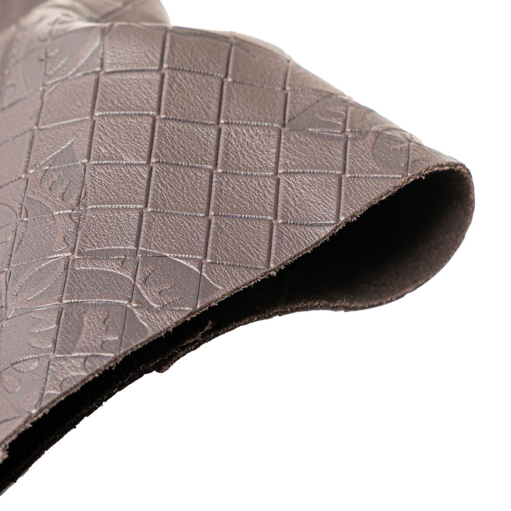 Bottega Veneta B Bottega Veneta Brown Dark Brown Calf Leather Intrecciomirage Butterfly Tote Italy