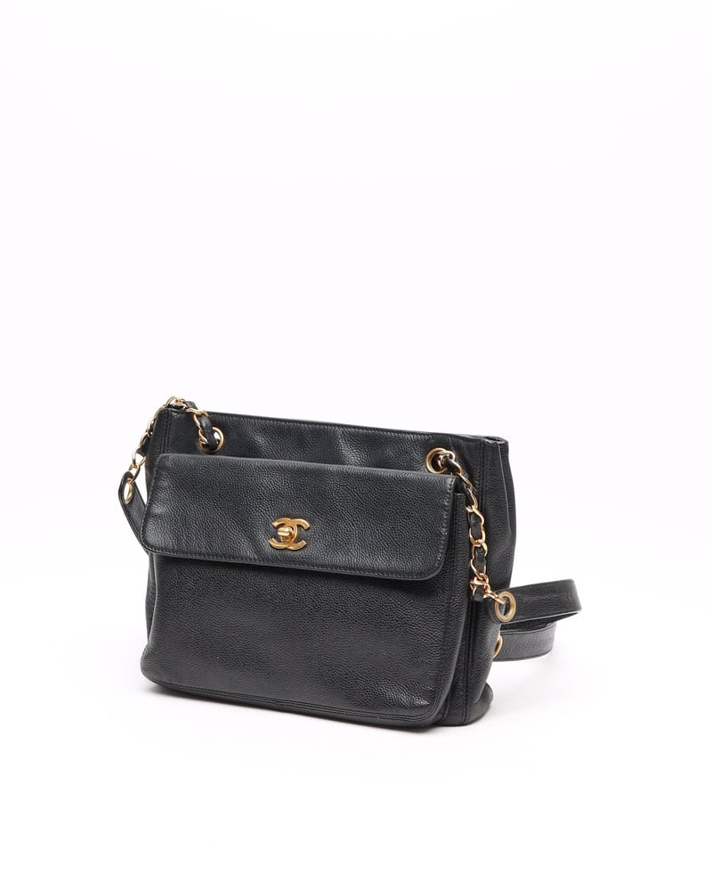 Chanel CC Caviar Chain Bag
