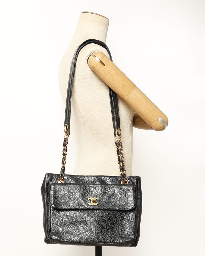 Chanel CC Caviar Chain Bag