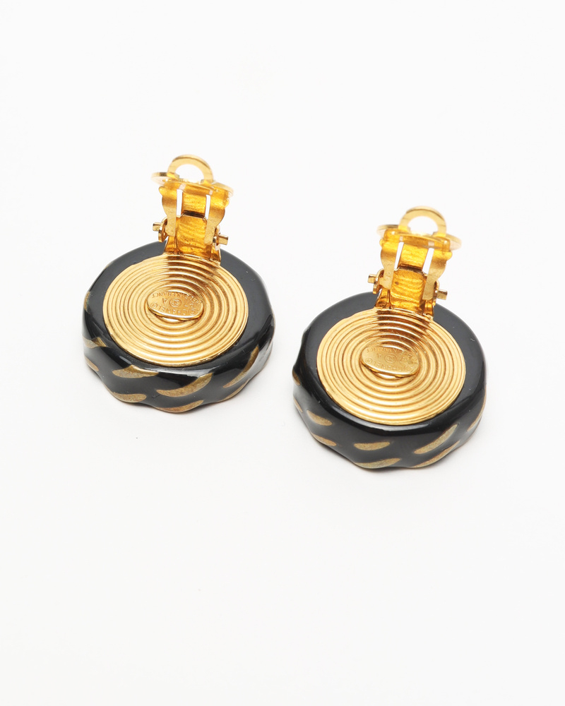 Chanel Coco Mark Clip-on Earrings