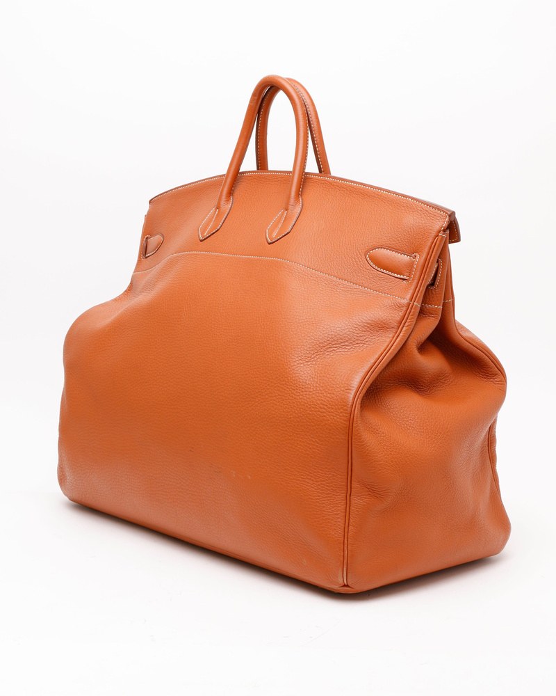 Hermès Clemence 55 Haut A Courroies (HAC) Bag