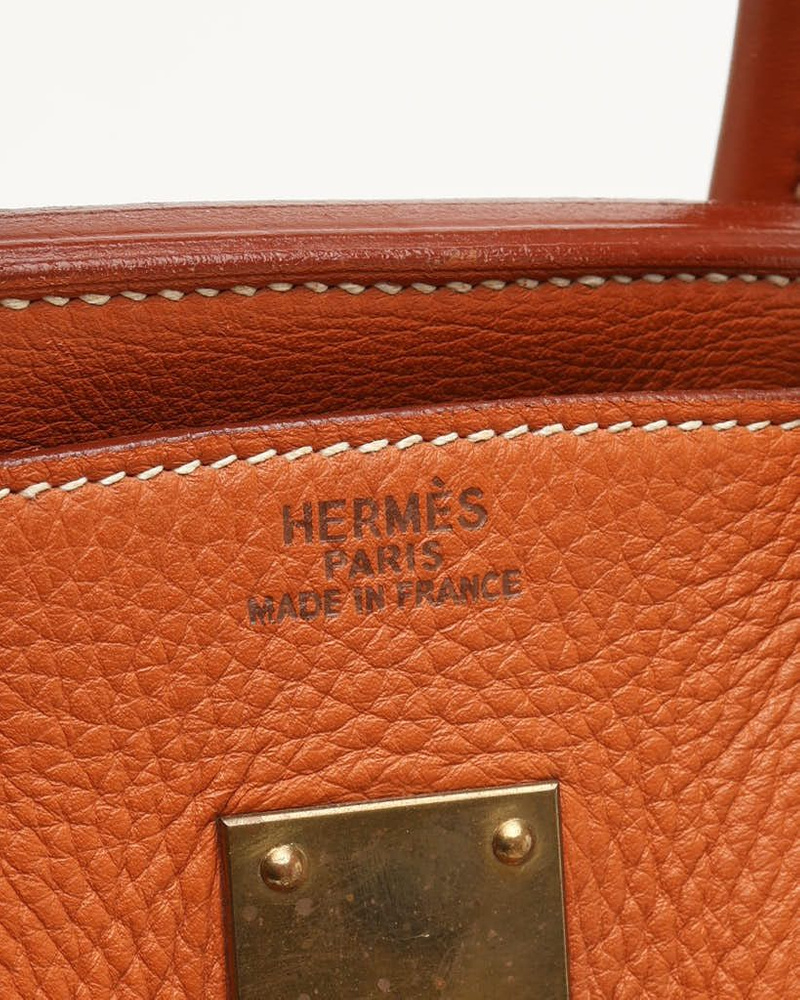 Hermès Clemence 55 Haut A Courroies (HAC) Bag