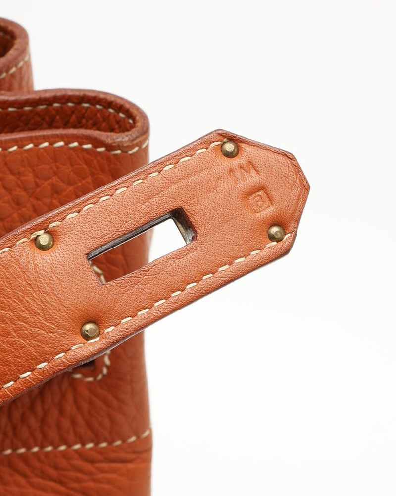 Hermès Clemence 55 Haut A Courroies (HAC) Bag