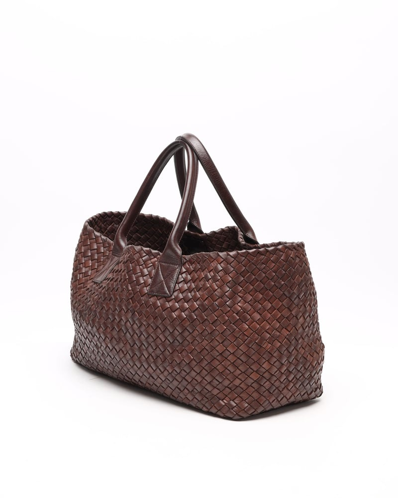 Bottega Veneta Intrecciato Cabat MM Tote Bag