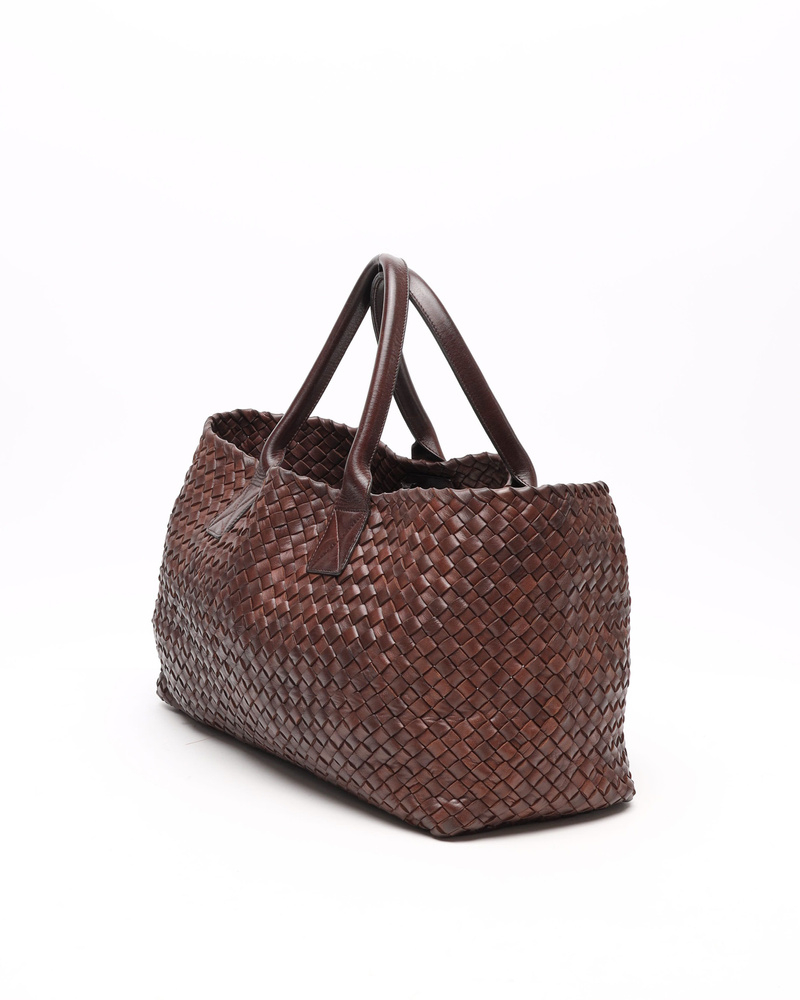 Bottega Veneta Intrecciato Cabat MM Tote Bag