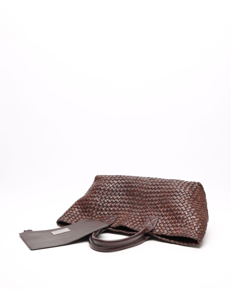 Bottega Veneta Intrecciato Cabat MM Tote Bag