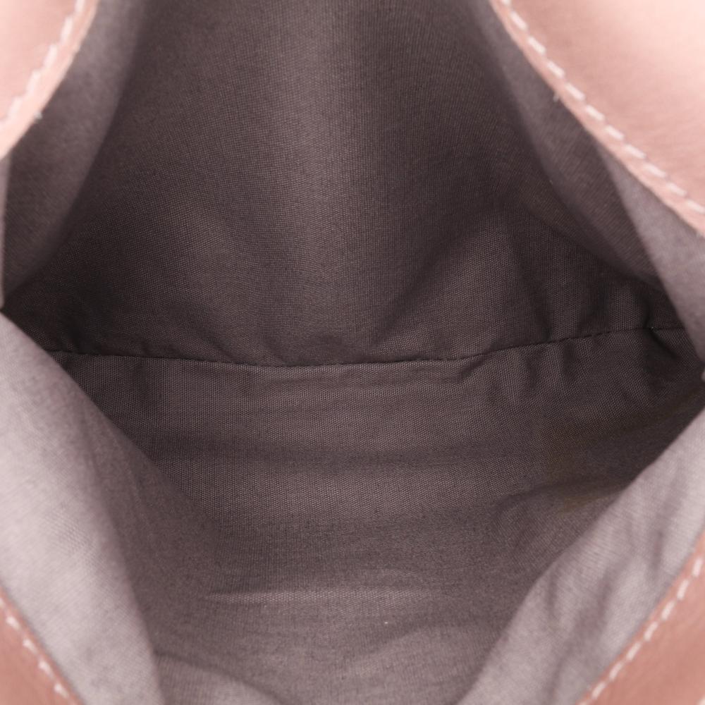 Bottega Veneta Pink Small Calfskin Intrecciomirage Embossed Butterfly Chain Crossbody Italy