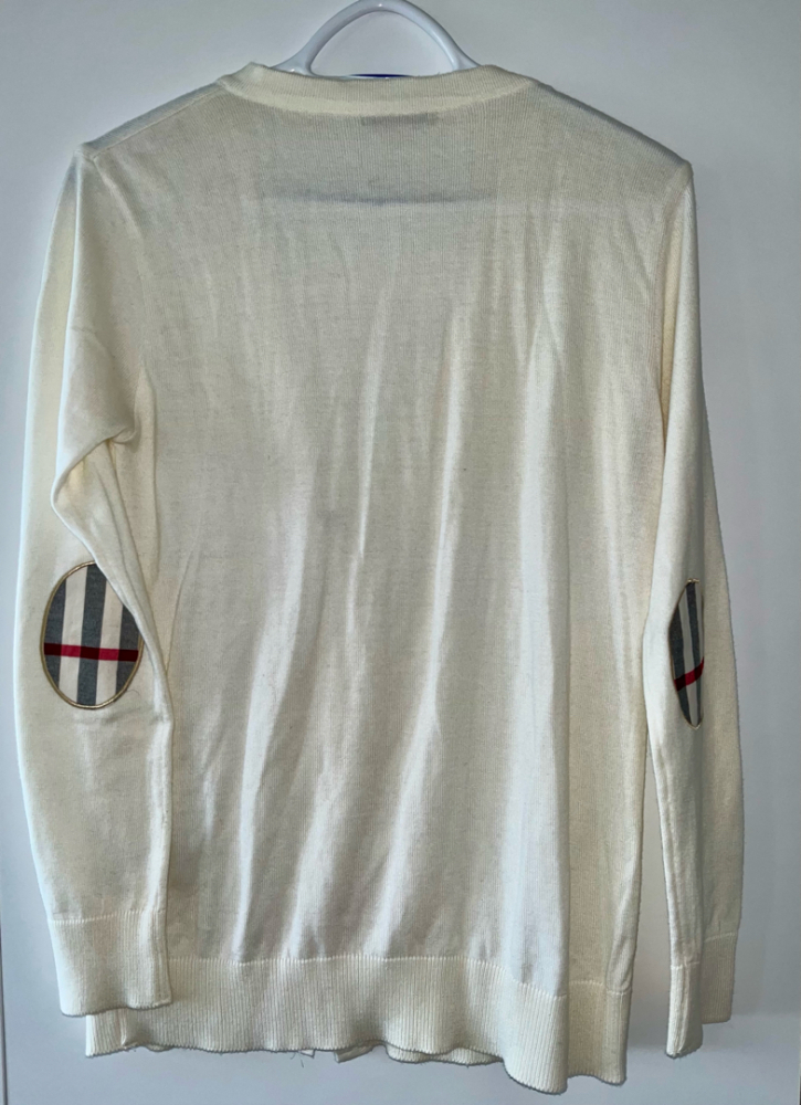 Burberry Cream Burberry cardigan