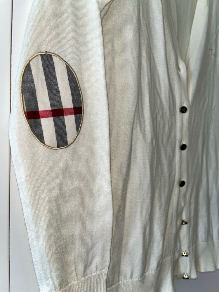 Burberry Cream Burberry cardigan