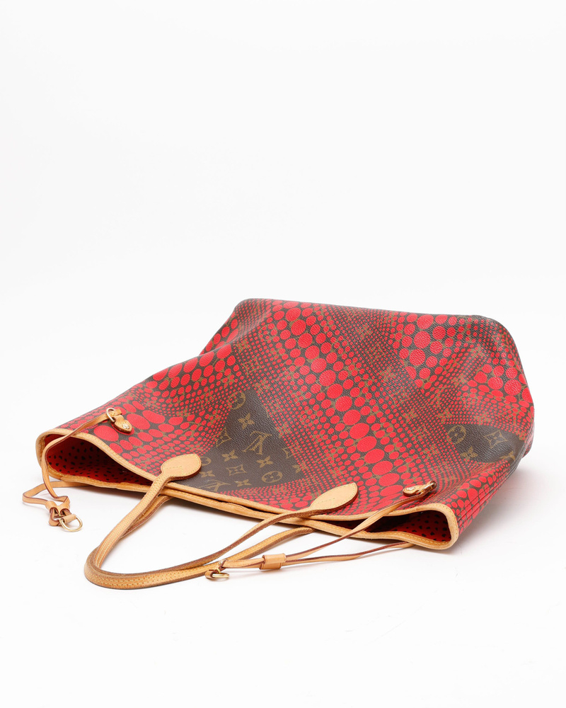 Louis Vuitton Yayoi Kusama Monogram Wave Neverfull MM Tote Bag