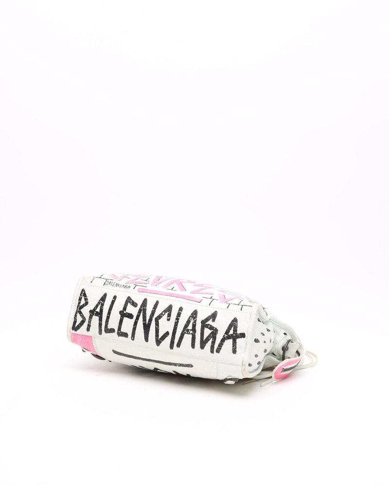 Balenciaga Graffiti Small Motorcross City Bag