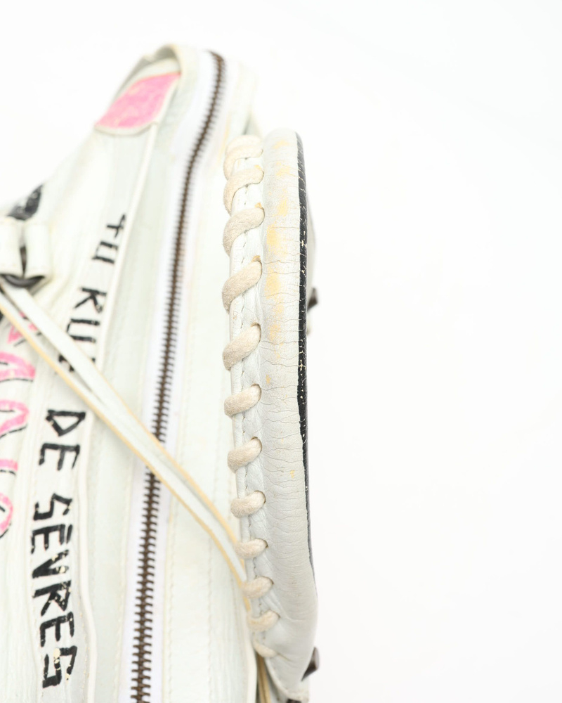 Balenciaga Graffiti Small Motorcross City Bag