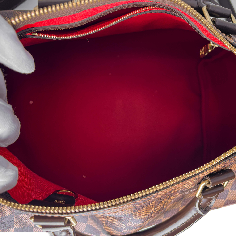 Louis Vuitton Speedy 30 Bandoulière Canvas Trunk Crossbody Damier Ebene