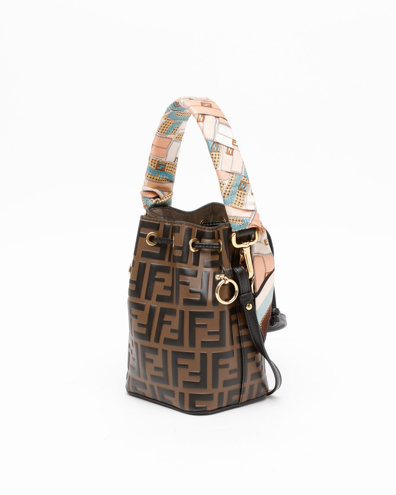 Fendi Zucca FF Mon Tresor Bucket Bag