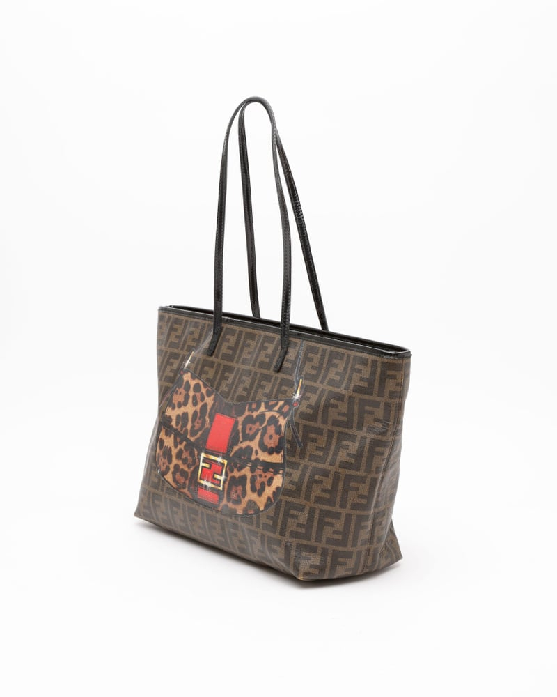 Fendi Zucca Roll Tote Bag