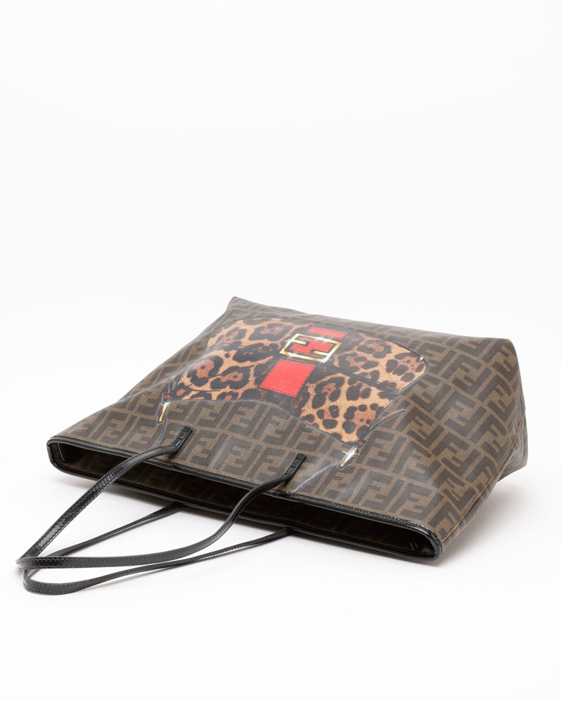 Fendi Zucca Roll Tote Bag