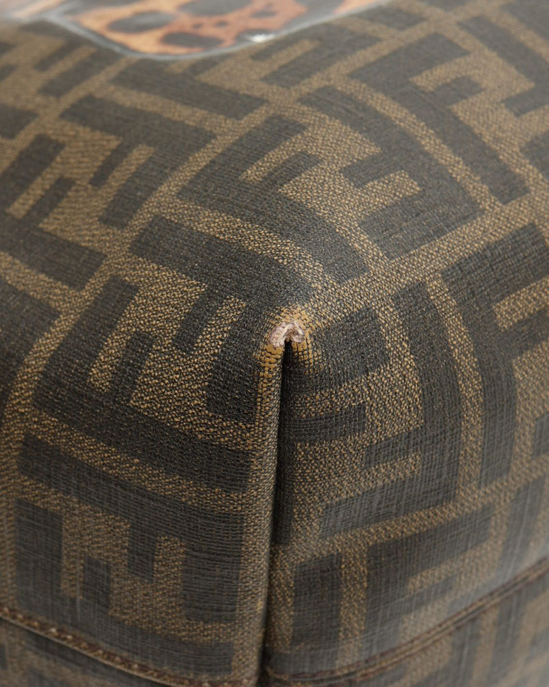 Fendi Zucca Roll Tote Bag