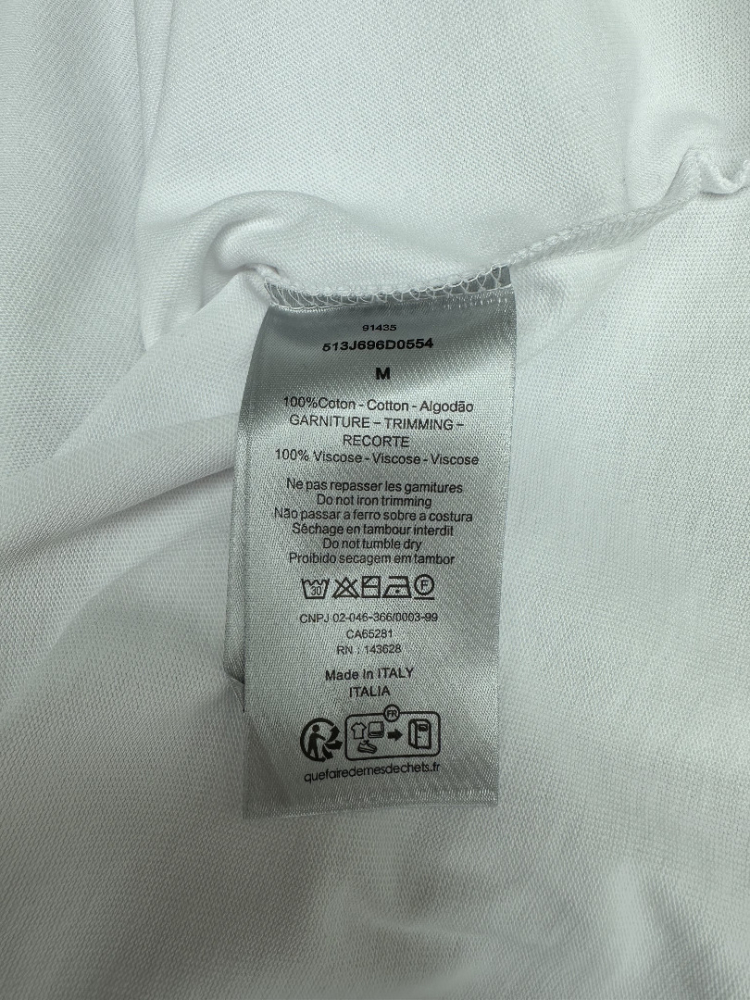 Dior Charm T-Shirt Weiß