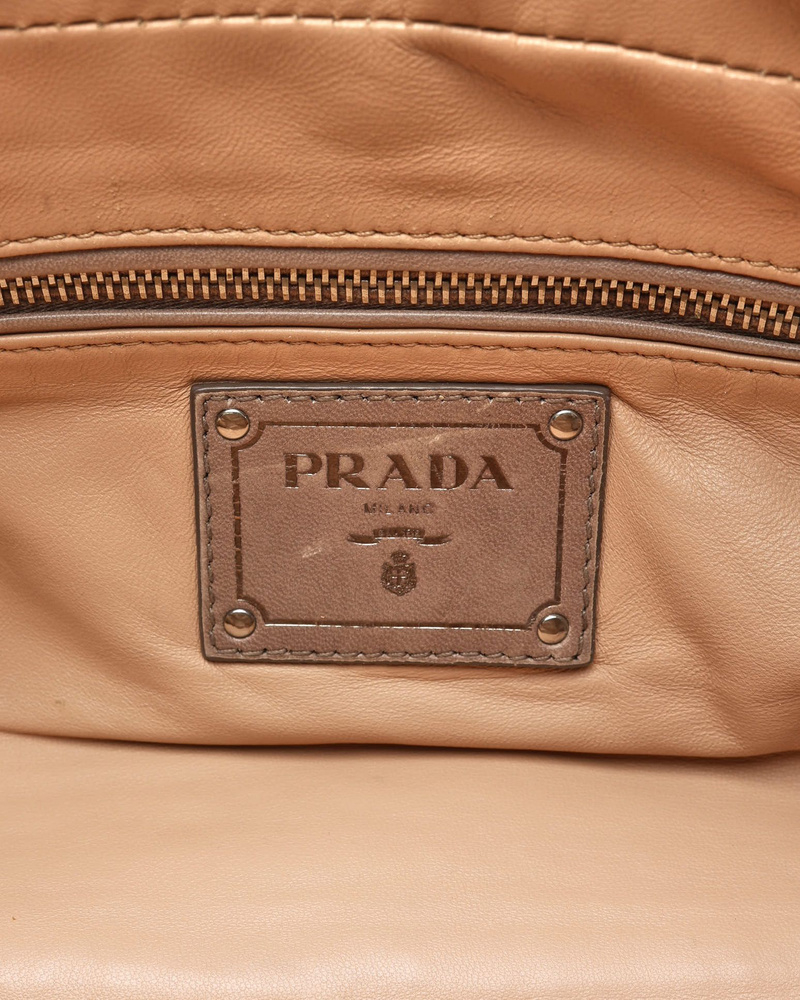 Prada Nappa Antique Boston Bag